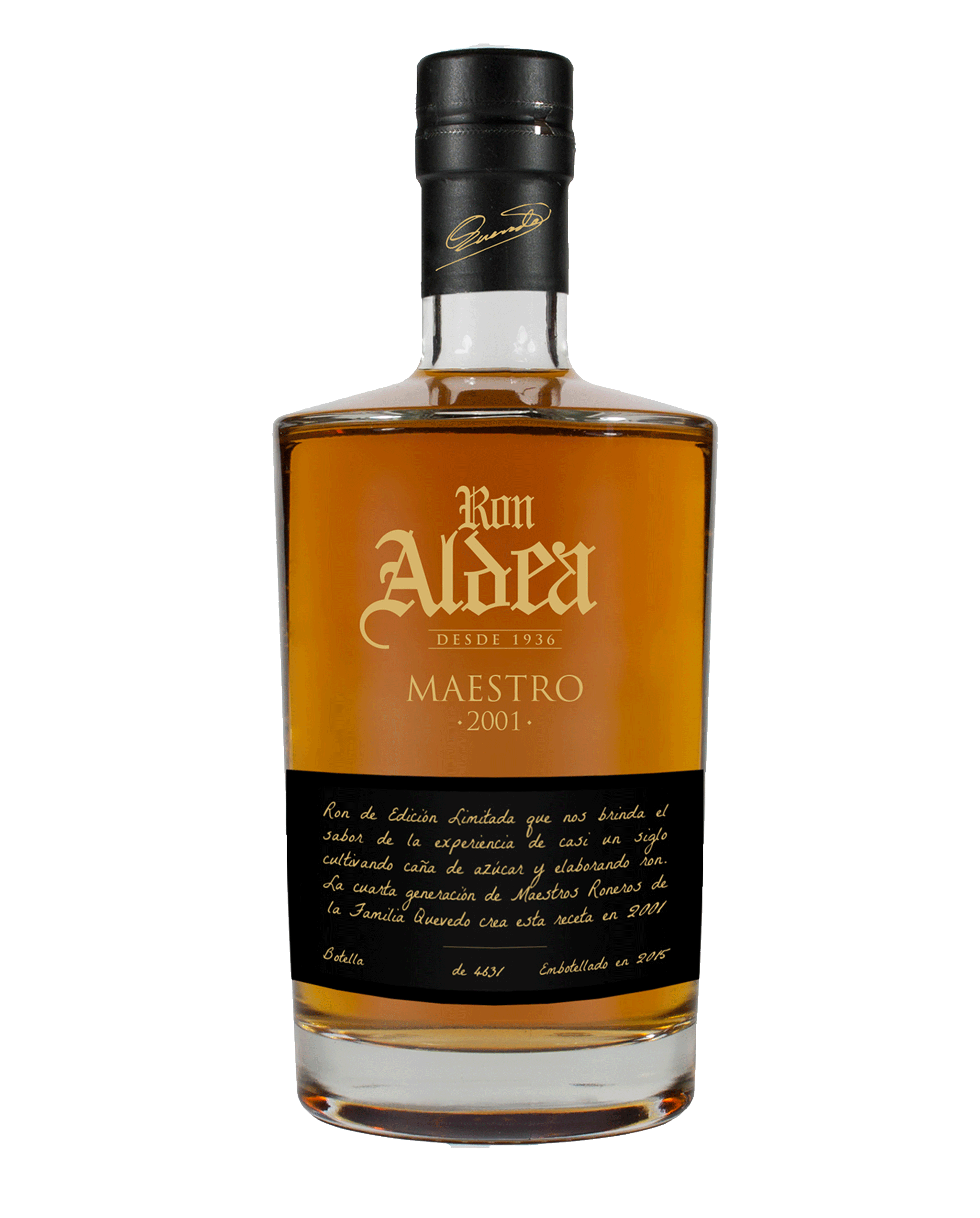Bouteille Rhum Maestro Aldea