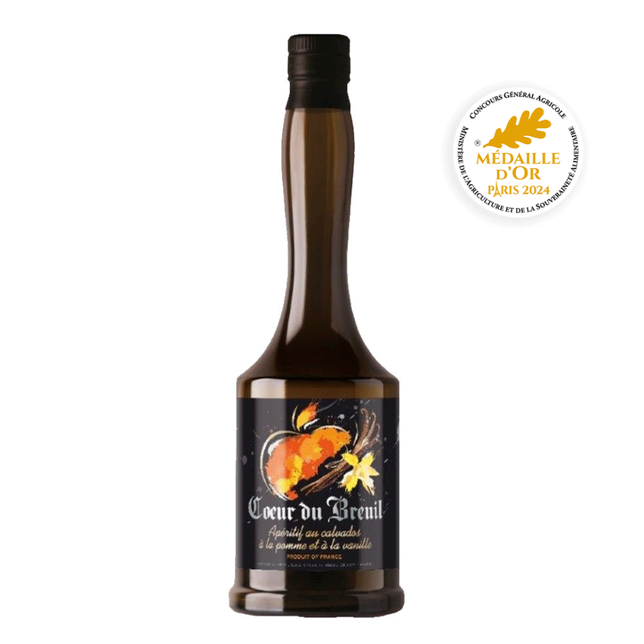 Apéritif au Calvados à la pomme et à la vanille Château du Breuil - Médaille d'or
