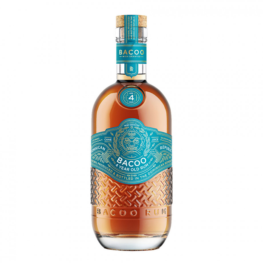 Bacoo Rum 4 year old bottle