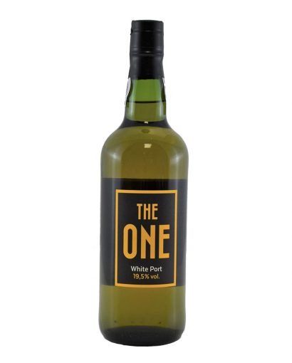 The One white port bottle
