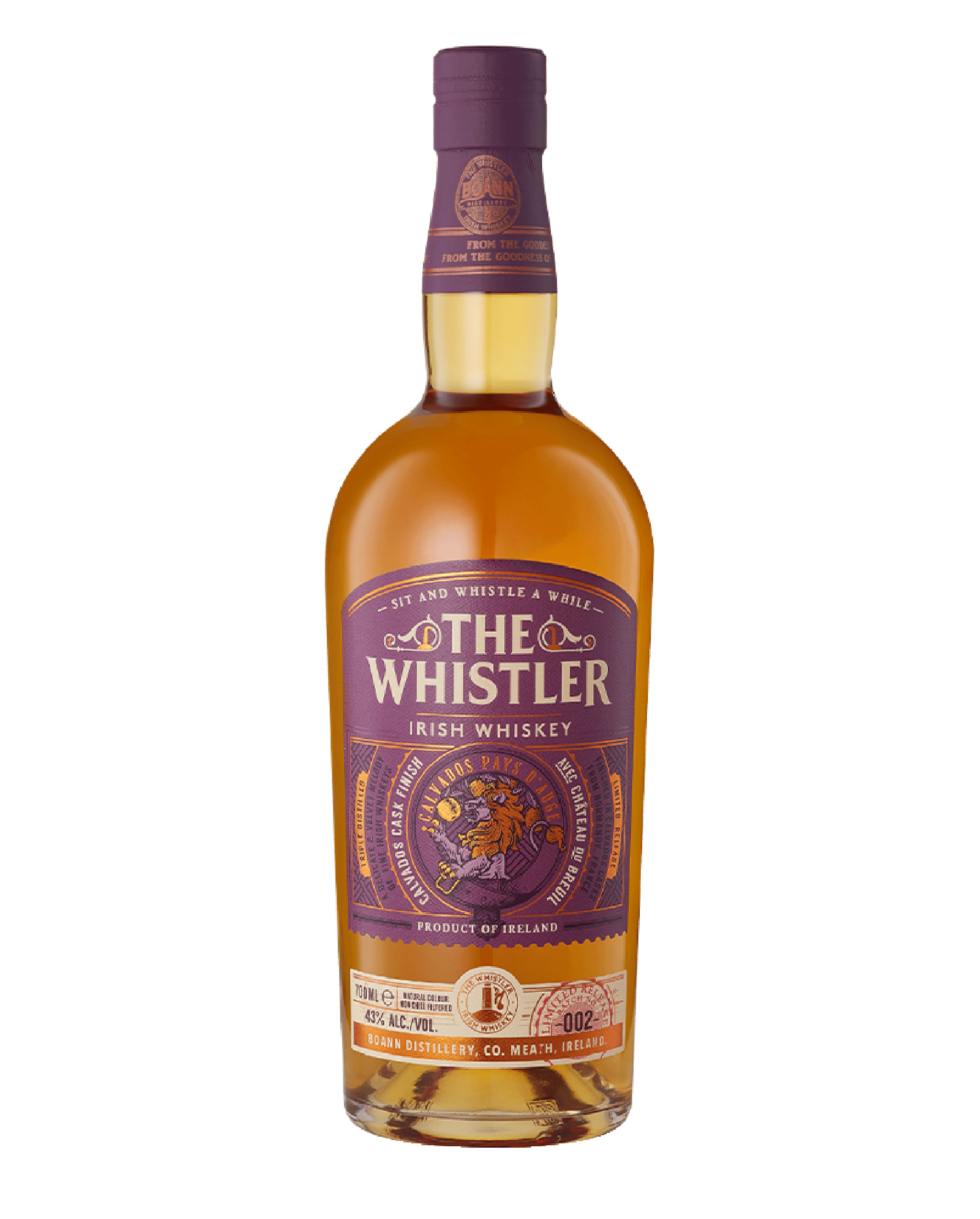 Bouteille Whisky The Whistler finition Calvados