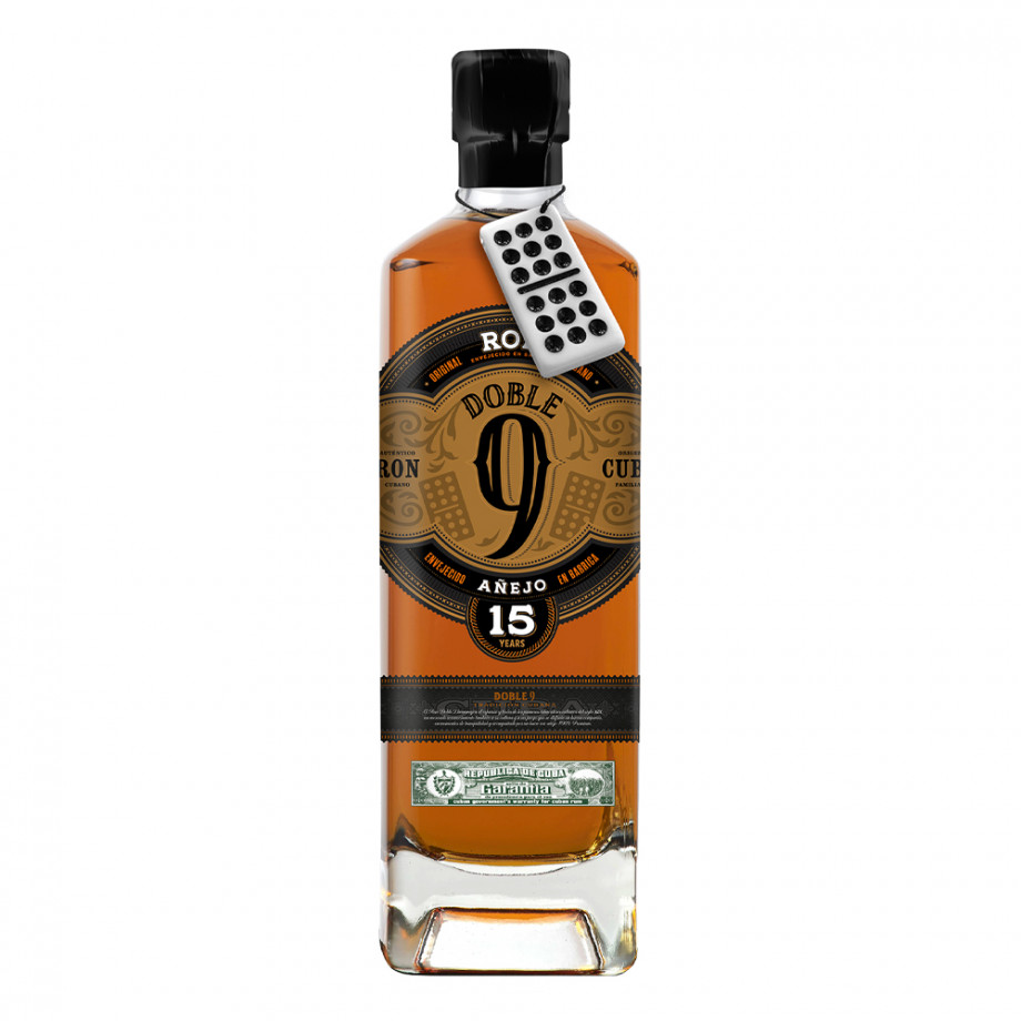 Ron anejo 15 year bottle