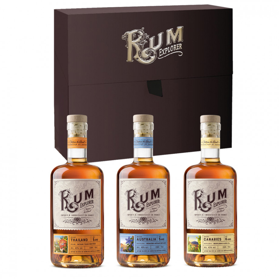 coffret rhum - voyage autour du monde