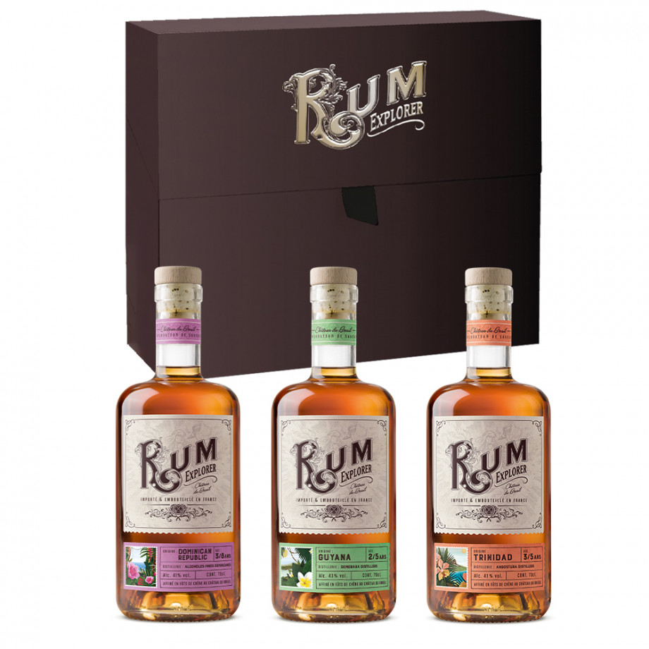 coffret rhum - vouyage autour des saveurs