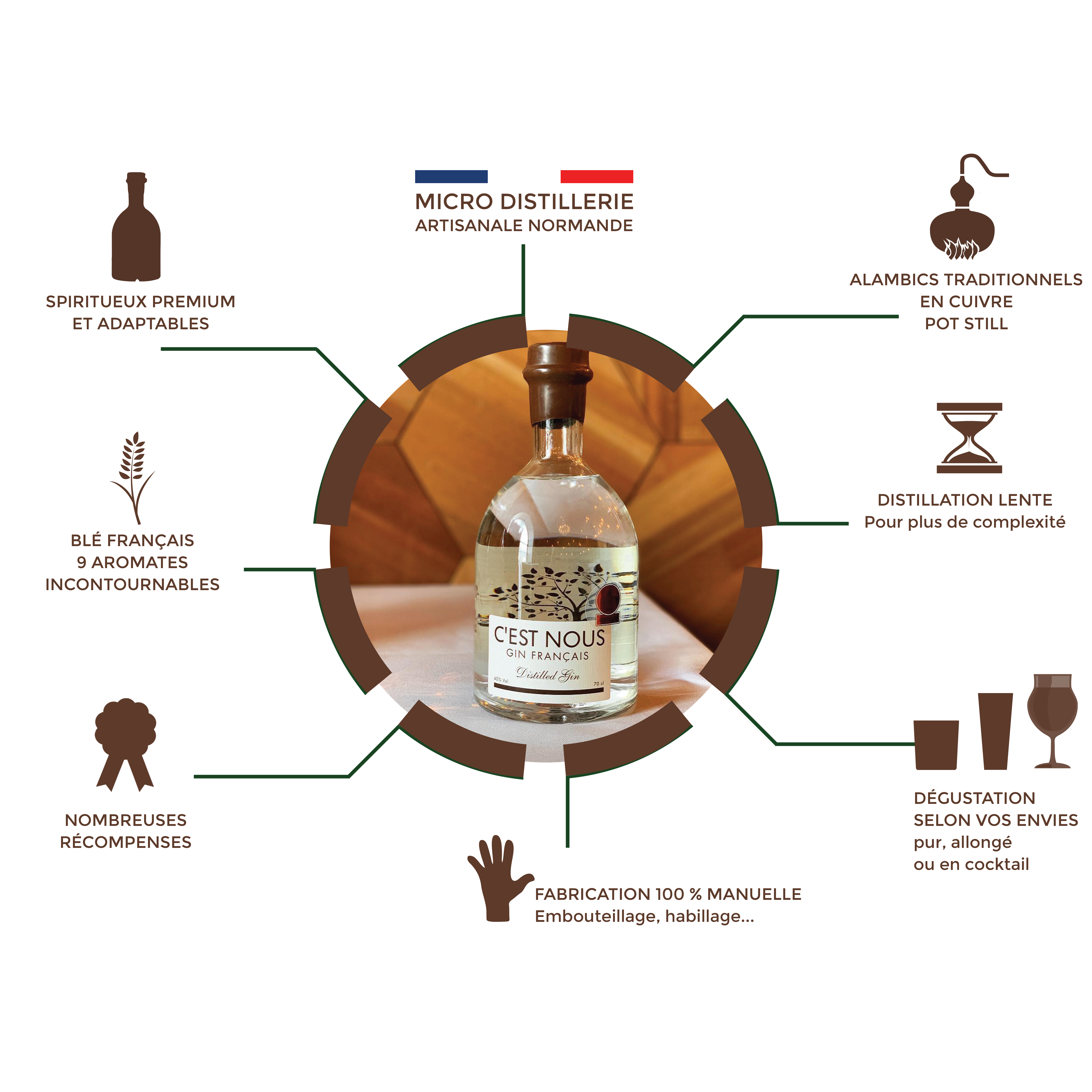 Infographie Gin C'est Nous