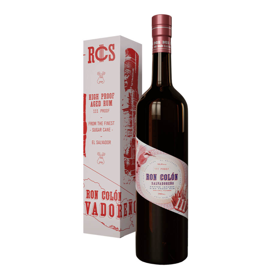 Ron Colon - coffee infused 111 proof avec etui