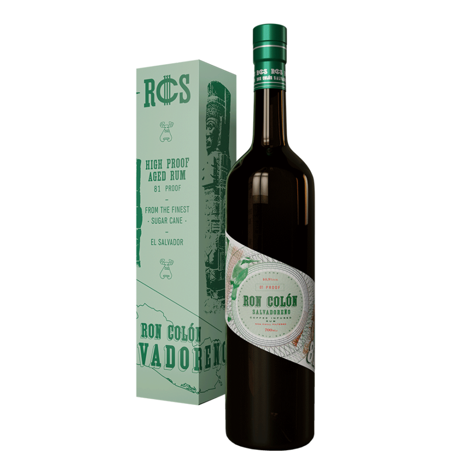 Ron Colon infused coffee 81 proof avec etui