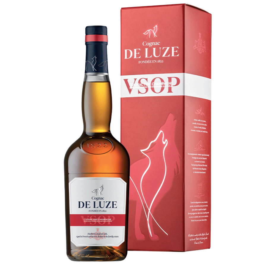 Spiriterie Française, Château du Breuil - Normandie, Cognac De Luze VSOP étui