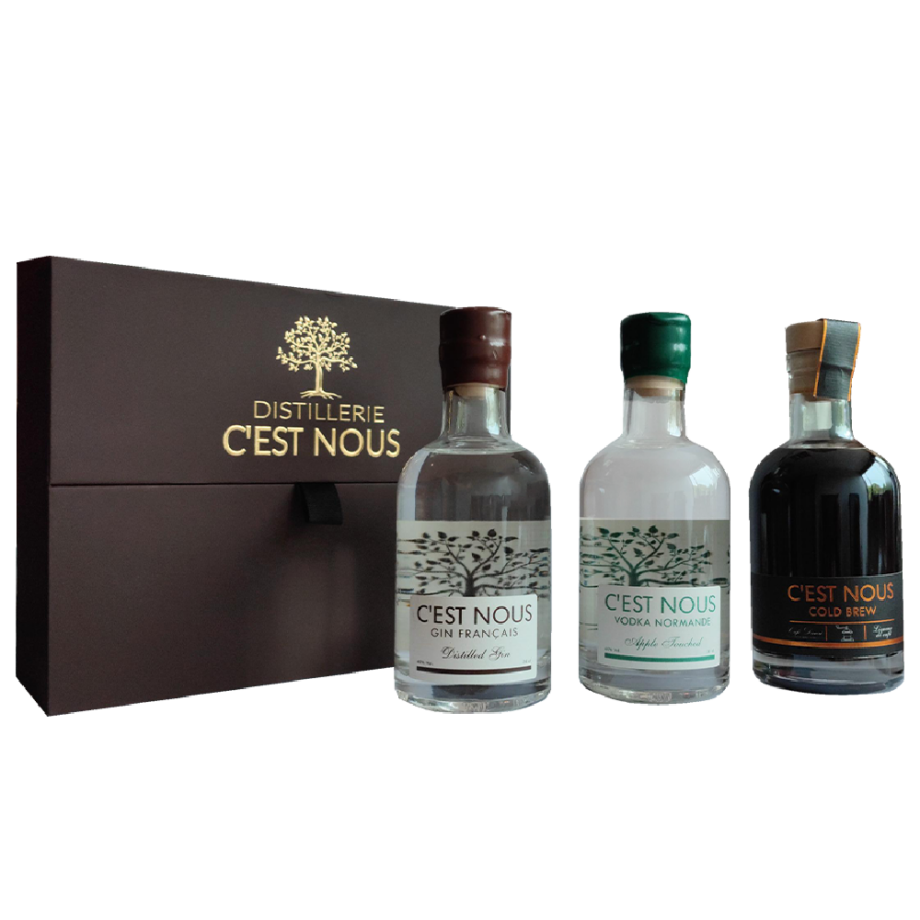 Coffret C'est Nous - Gin Vodka Cold BrEw normande