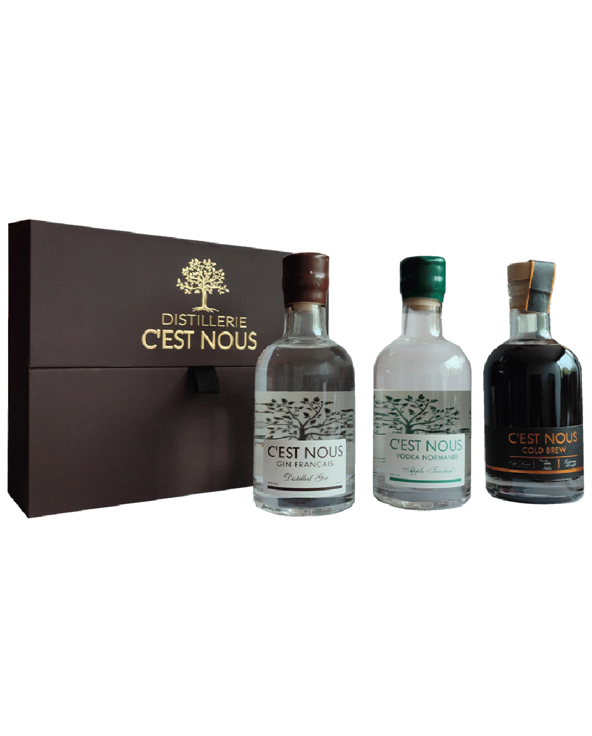 Coffret C'est Nous - Gin Vodka Cold Braw normande