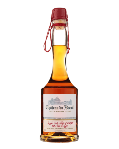 BOUTEILLE DE CALVADOS AOC PAYS D'AUGE CHATEAU DU BREUIL SINGLE CASK 12 ANS D'AGE