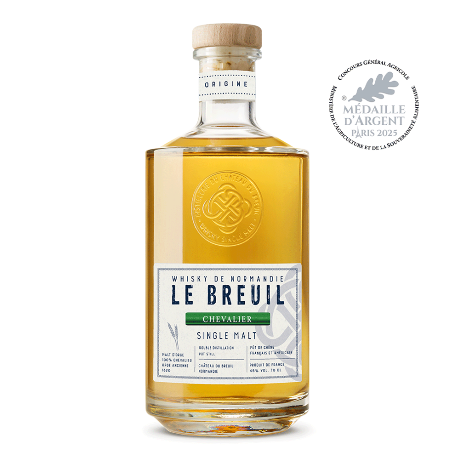 Whisky Le Breuil Chevalier avec médaille au concours general agricole de Paris